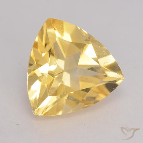 9,17 ctw natürlicher Golden Citrin, Trillion, VVS-VS