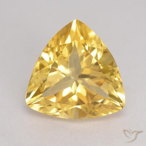 2.10ct Natürlicher Golden Citrin, Trillion, VVS-VS