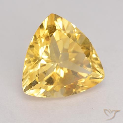 9,17 ctw natürlicher Golden Citrin, Trillion, VVS-VS