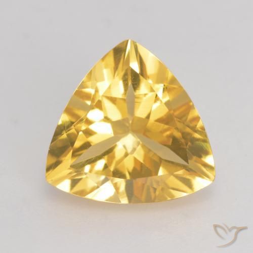 2.09ct Natürlicher Golden Citrin, Trillion, VVS-VS