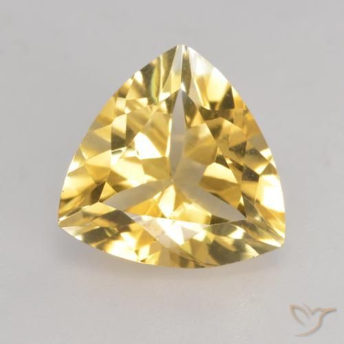 2.18ct Natürlicher Golden Citrin, Trillion, VVS-VS