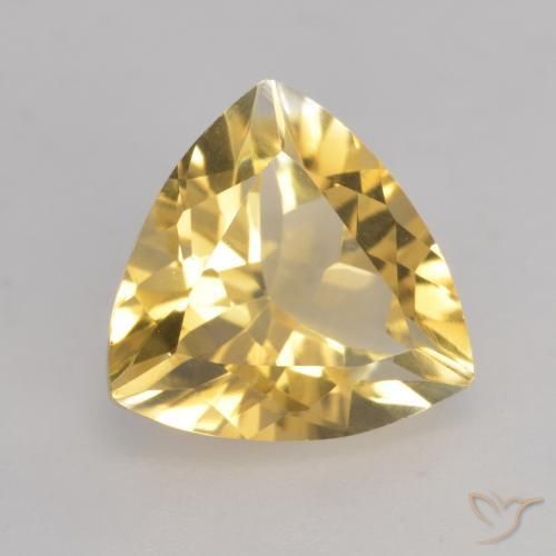 9,17 ctw natürlicher Golden Citrin, Trillion, VVS-VS