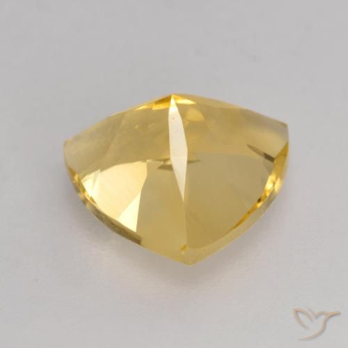 9,17 ctw natürlicher Mittelgold Citrin, Trillion, VVS-VS