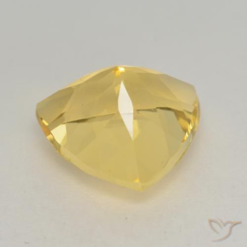 9,17 ctw natürlicher gold-orange Citrin, Trillion, VVS-VS