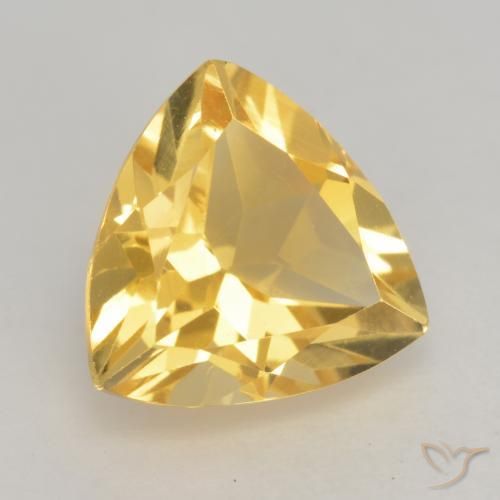 9,17 ctw natürlicher Golden Citrin, Trillion, VVS-VS