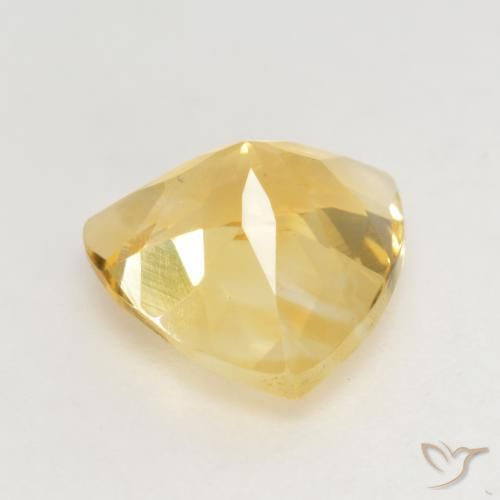 9,17 ctw natürlicher Mittelhelles Gold Citrin, Trillion, VVS-VS