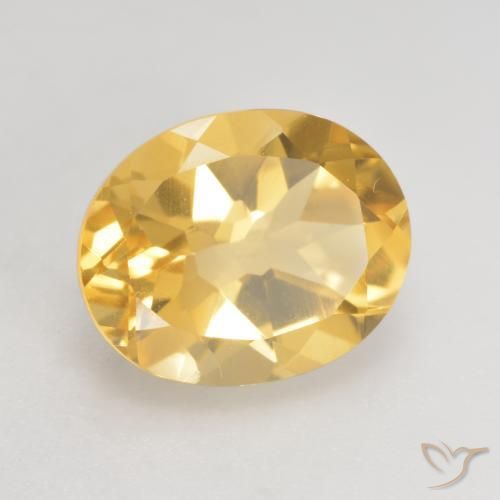 9,17 ctw natürlicher Mittleres Gold Citrin, Oval, VVS-VS