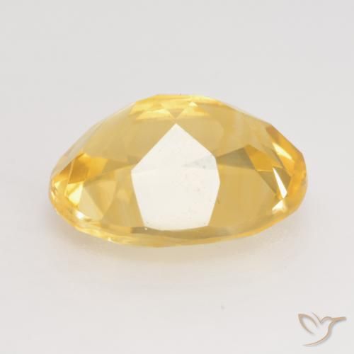 9,17 ctw natürlicher Golden Citrin, Oval, VVS-VS