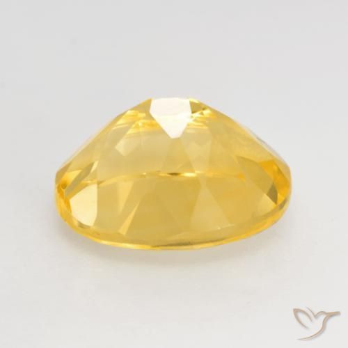 9,17 ctw natürlicher Golden Citrin, Oval, VVS-VS