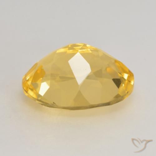 9,17 ctw natürlicher Golden Citrin, Oval, VVS-VS