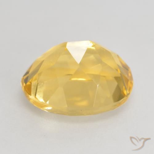 9,17 ctw natürlicher Mittelgold Citrin, Oval, VVS-VS