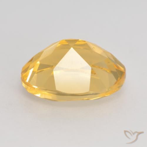 9,17 ctw natürlicher Helles Gold Citrin, Oval, VVS-VS