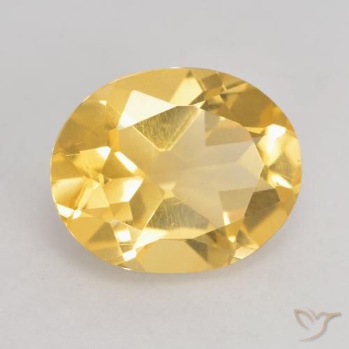 9,17 ctw natürlicher Mittleres Gold Citrin, Oval, VVS-VS
