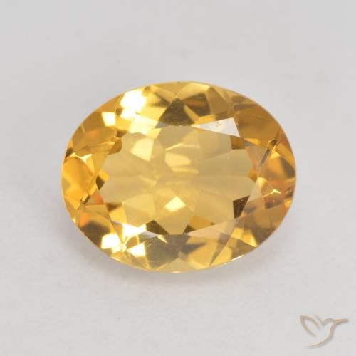 2.96ct Natürlicher Mittleres Gold Citrin, Oval, VVS-VS