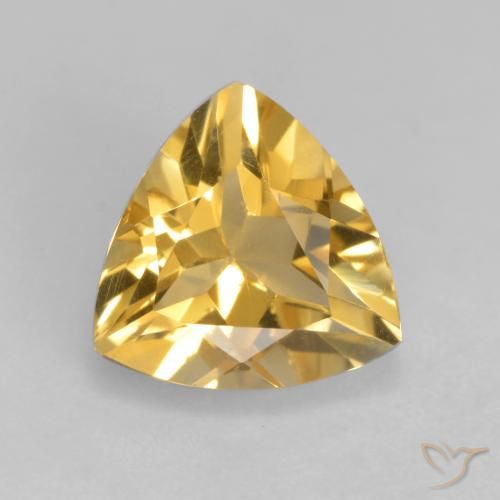 1.76ct Natürlicher Mittelgold Citrin, Trillion, VS