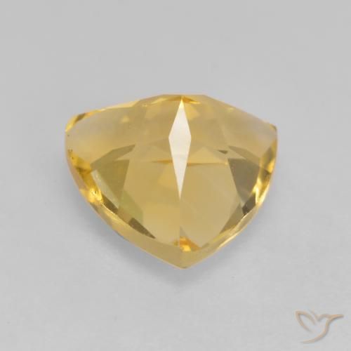 9,17 ctw natürlicher Mittelgold Citrin, Trillion, VS