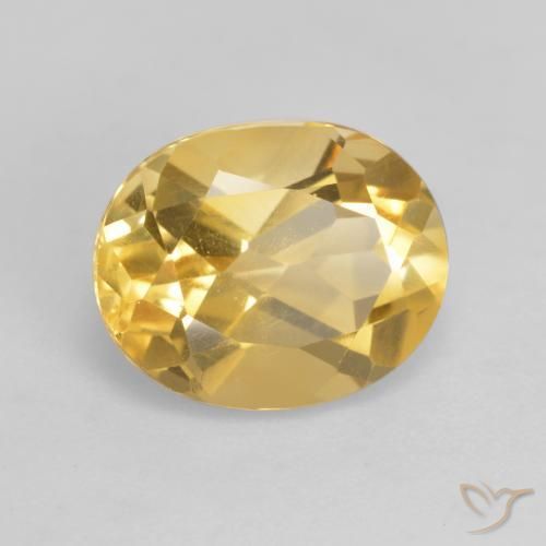 9,17 ctw natürlicher Mittleres Gold Citrin, Oval, VVS-VS