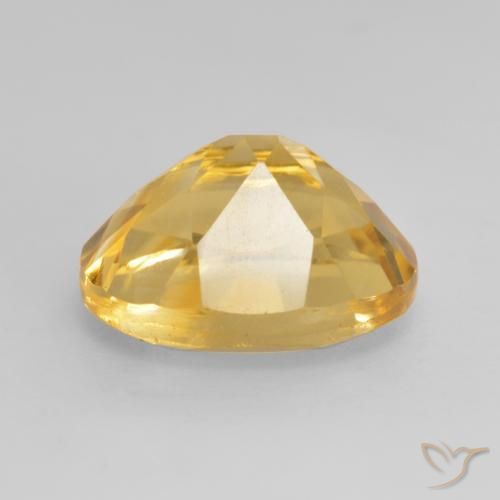 9,17 ctw natürlicher Tiefes Goldorange Citrin, Oval, VS