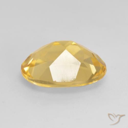 9,17 ctw natürlicher Tiefes Goldorange Citrin, Oval, VS