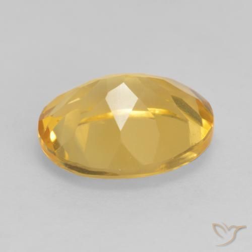 9,17 ctw natürlicher Mittelgold Citrin, Oval, VS