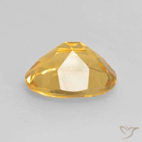 9,17 ctw natürlicher Helles Gold Citrin, Oval, VVS-VS