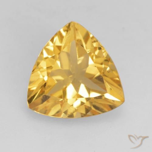 2.05ct Natürlicher Mittleres Gold Citrin, Trillion, VVS-VS