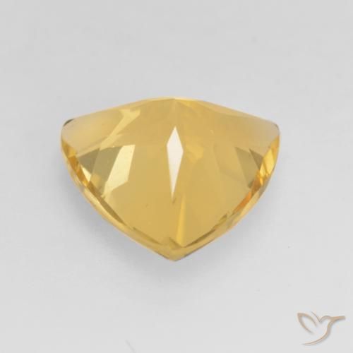 9,17 ctw natürlicher Mittleres Gold Citrin, Trillion, VVS-VS