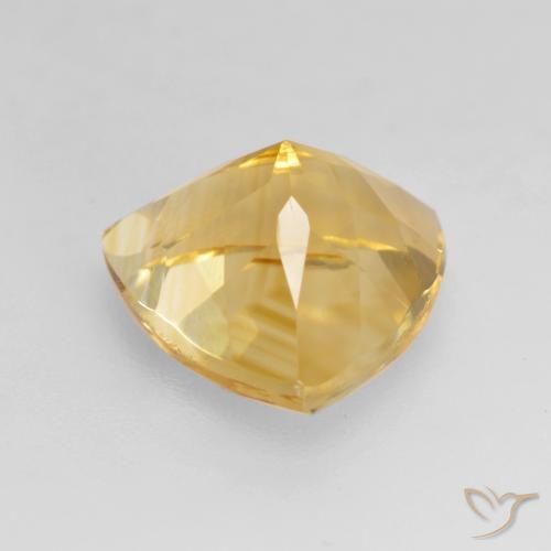 9,17 ctw natürlicher Mittelgold Citrin, Trillion, VVS-VS
