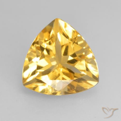 2.20ct Natürlicher Golden Citrin, Trillion, VVS-VS