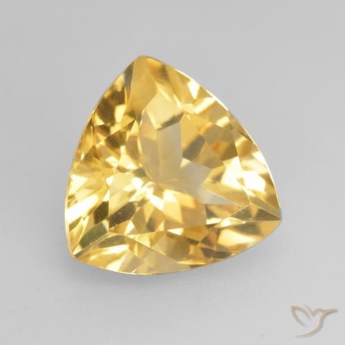 9,17 ctw natürlicher Golden Citrin, Trillion, VVS-VS