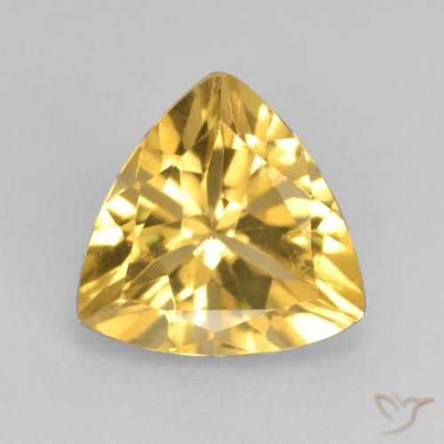 2.18ct Natürlicher Golden Citrin, Trillion, VVS-VS