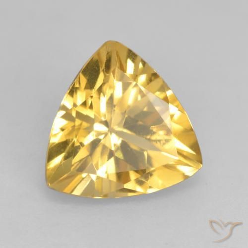 9,17 ctw natürlicher Golden Citrin, Trillion, VVS-VS