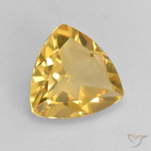 9,17 ctw natürlicher Mittelgold Citrin, Trillion, VVS-VS
