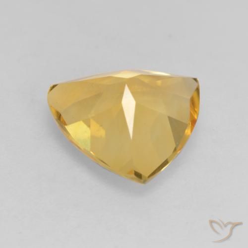 9,17 ctw natürlicher Mittelgold Citrin, Trillion, VVS-VS