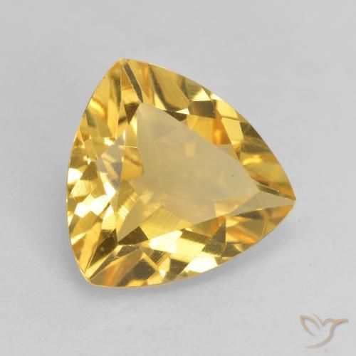 9,17 ctw natürlicher Golden Citrin, Trillion, VVS-VS