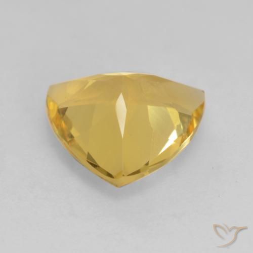 9,17 ctw natürlicher Golden Citrin, Trillion, VVS-VS