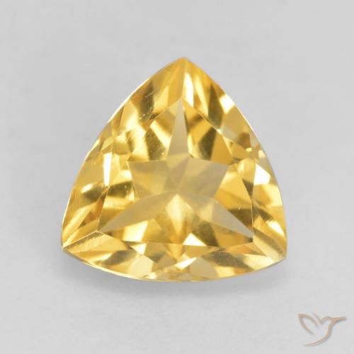 2.20ct Natürlicher Golden Citrin, Trillion, VVS-VS