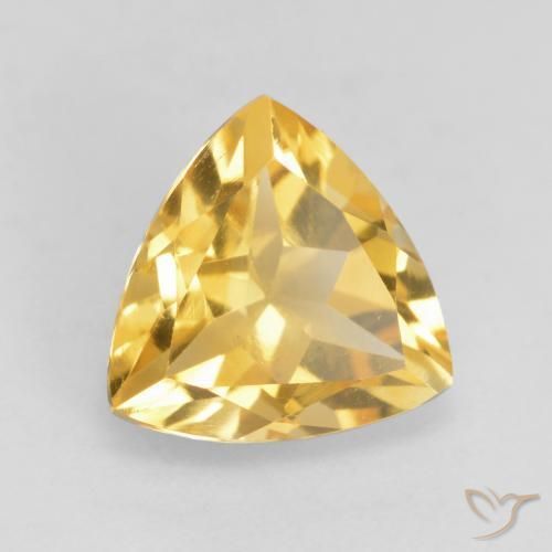 9,17 ctw natürlicher Golden Citrin, Trillion, VVS-VS
