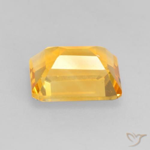 9,17 ctw natürlicher Helles Gold Citrin, Oktagonschliff, VVS-VS