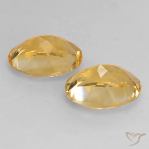 3.37 ct natürliche Mittelgold Citrin-Edelsteine, Oval, VVS-VS