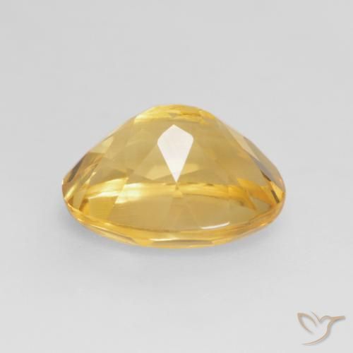 9,17 ctw natürlicher Mittelgold Citrin, Oval, VVS-VS