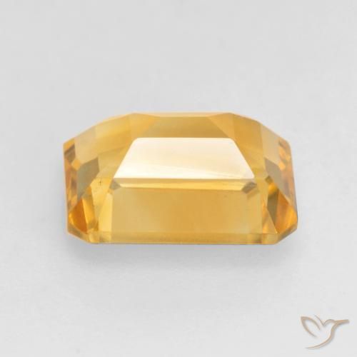 9,17 ctw natürlicher Mittleres Gold Citrin, Oktagonschliff, VVS-VS