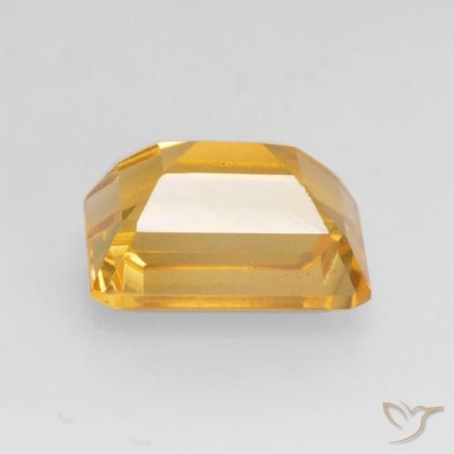 9,17 ctw natürlicher Tiefes Gold Citrin, Oktagonschliff, VVS-VS