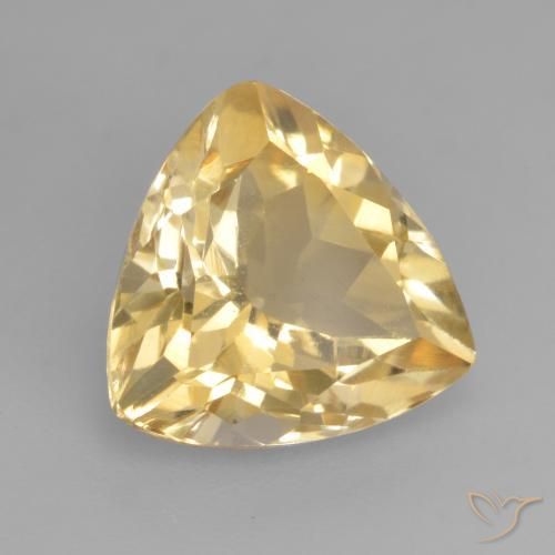 9,17 ctw natürlicher Golden Citrin, Trillion, VVS-VS