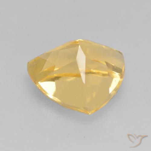 9,17 ctw natürlicher Mittleres Gold Citrin, Trillion, VVS-VS