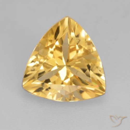 2.00ct Natürlicher Golden Citrin, Trillion, VVS-VS