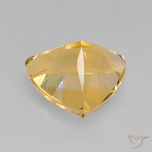 9,17 ctw natürlicher Golden Citrin, Trillion, VVS-VS