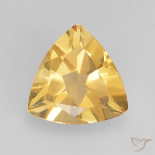 1.29ct Natürlicher Mittleres Gold Citrin, Trillion, VS