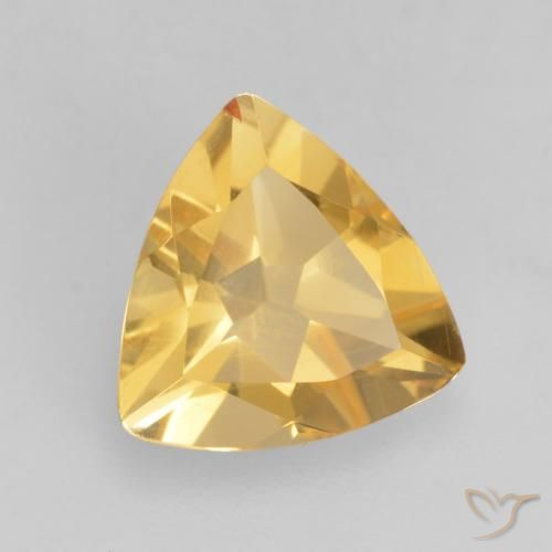 9,17 ctw natürlicher Mittleres Gold Citrin, Trillion, VS