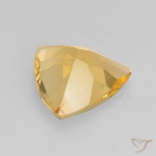 9,17 ctw natürlicher Mittleres Gold Citrin, Trillion, VS